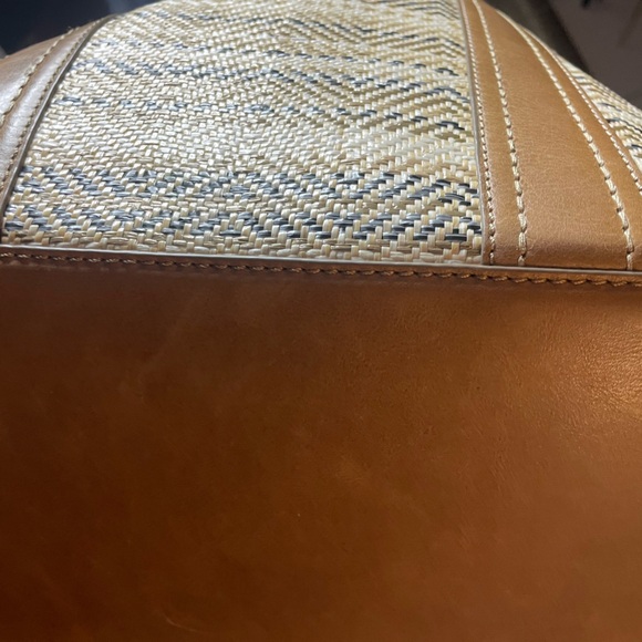 Frye Melissa Straw Shopper - Picture 8 of 12